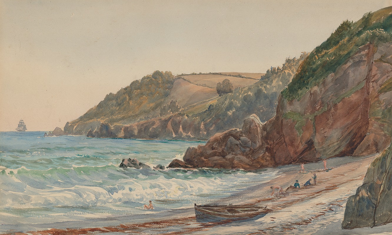 Charles Reginald Aston - Bathing Place, Anstey’s Cove