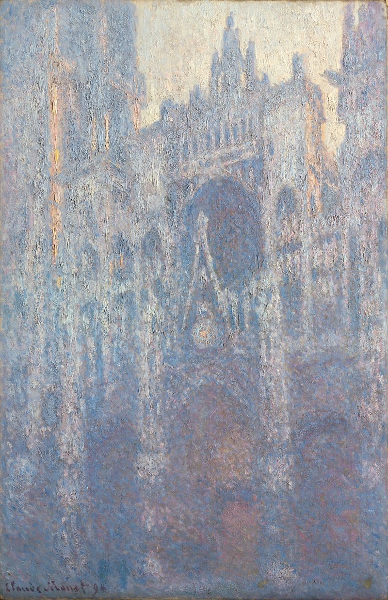 Claude Monet - The Portal of Rouen Cathedral in Morning Light