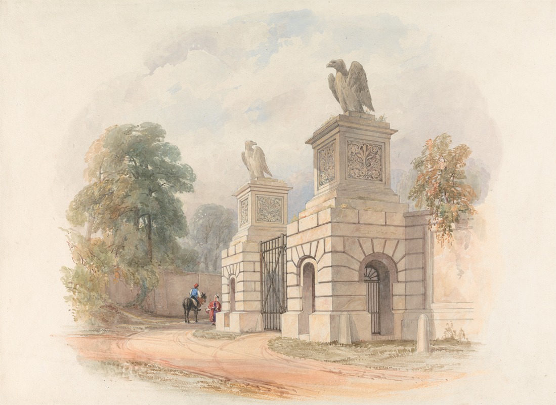 Edward Blore - Design for a Park Gateway.