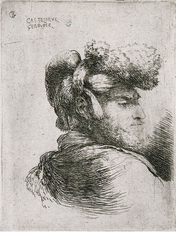Giovanni Benedetto Castiglione - Man in Profile