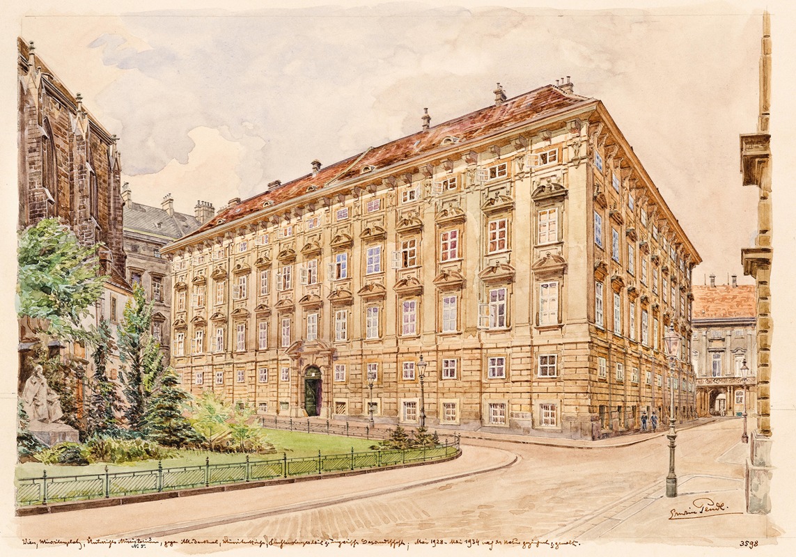 Erwin Pendl - Das Unterrichtsministerium am Minoritenplatz (The Ministry of Education on Minoritenplatz)