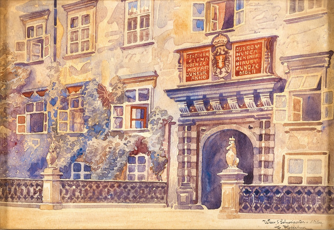 Franz Hoffelner - Schweizer Tor in Hofburg residence