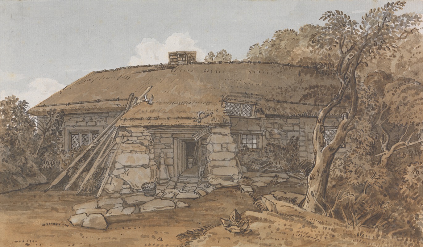 George Barret Jr. - A Cottage in the Isle of Wight