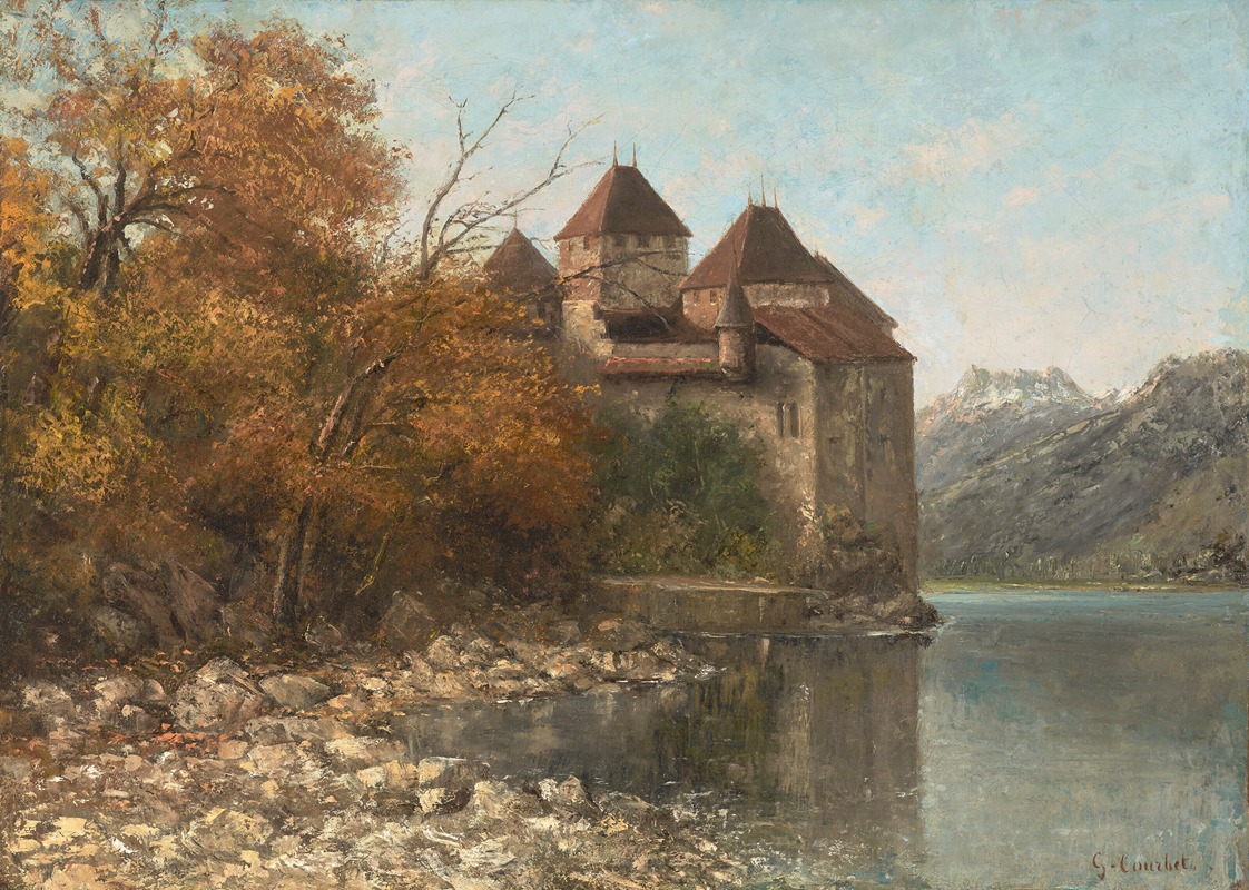 Gustave Courbet - Le Château de Chillon, Lake Geneva