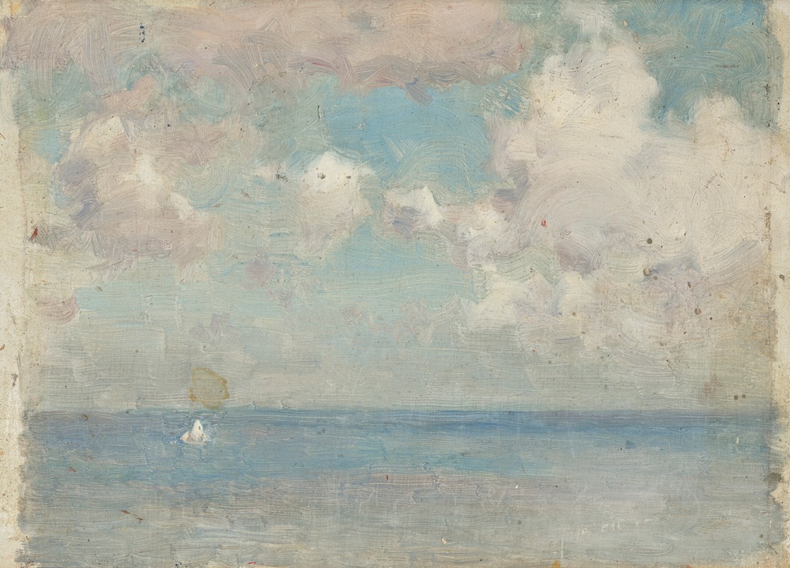 Henry Scott Tuke - A cloudy seascape