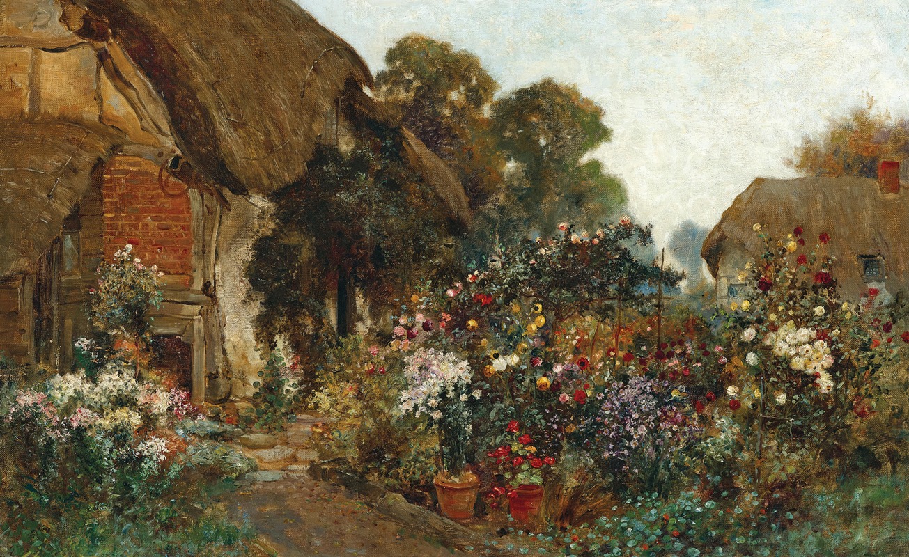 Hugo Charlemont - A Rustic Garden in Blossom