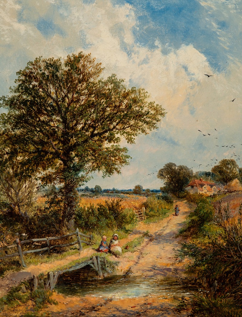 James Edwin Meadows - A Sussex lane