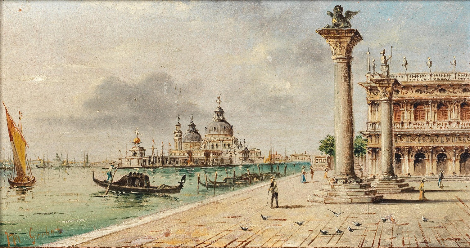 Marco Grubas - Venice, View of Santa Maria della Salute