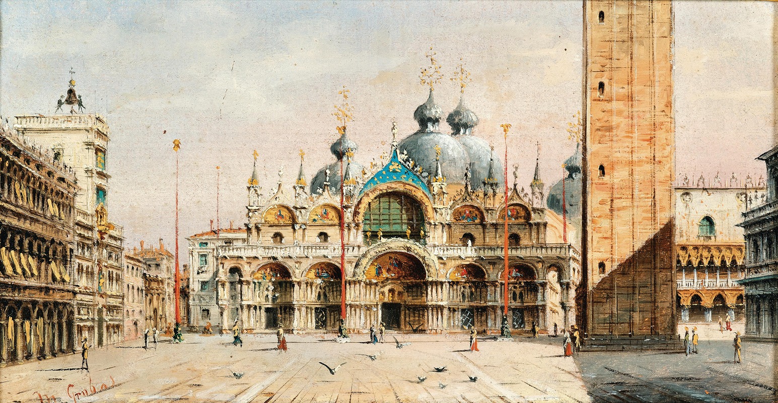 Marco Grubas - Venice, View of St Mark’s Square