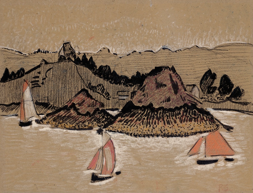 Paul Sérusier - Trois bateaux sur le Trieux