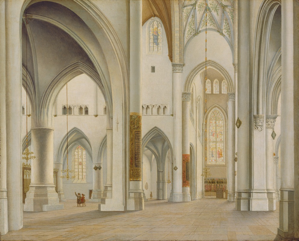 Pieter Jansz Saenredam - The Interior of Saint Bavo, Haarlem