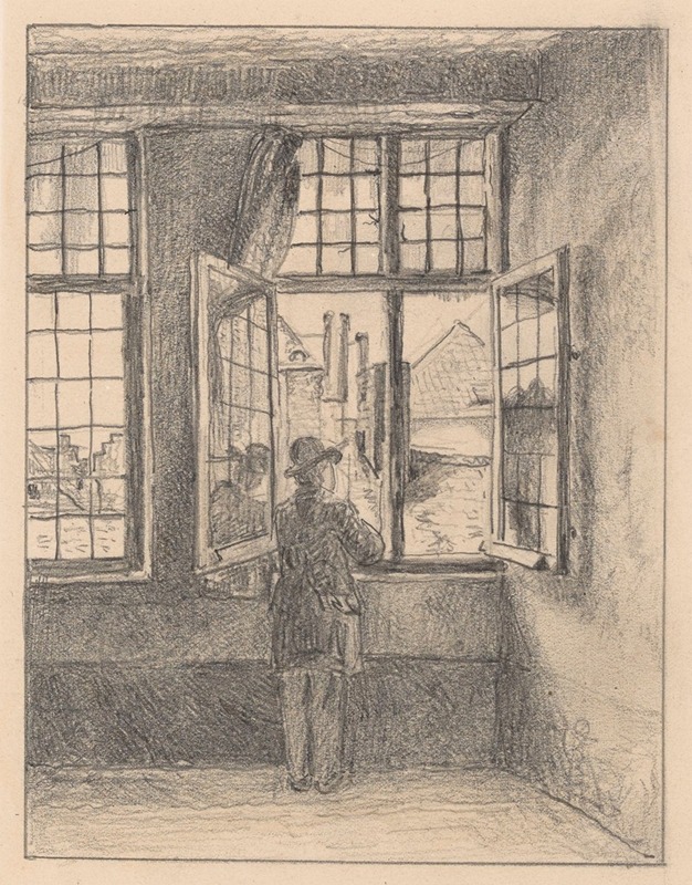 Henri de Braekeleer - Man at the Window