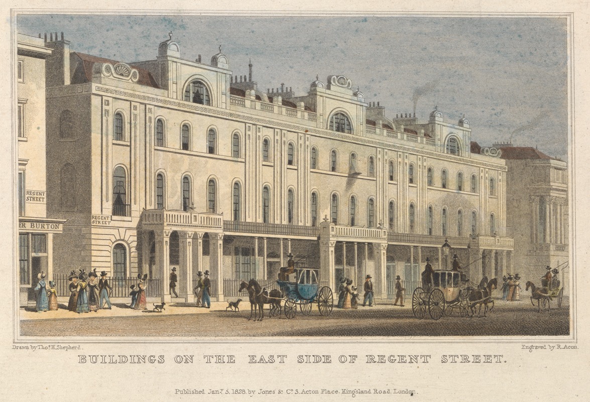 Robert Acon - Buildings on the East Side of Regent’s Street