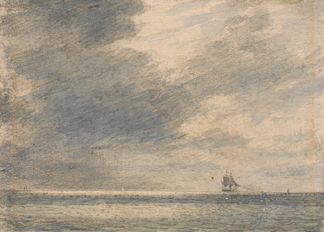 Alfred Abram Constable - Evening at Sea