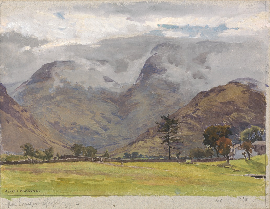 Alfred Parsons - From Dungeon Ghyll