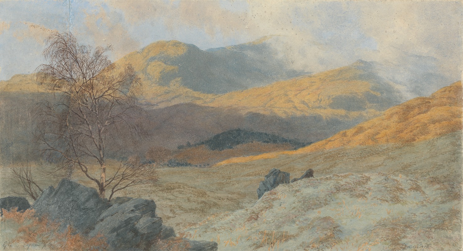 Charles Davidson - Hoar Frost, Misty Morning: Glen Lyon