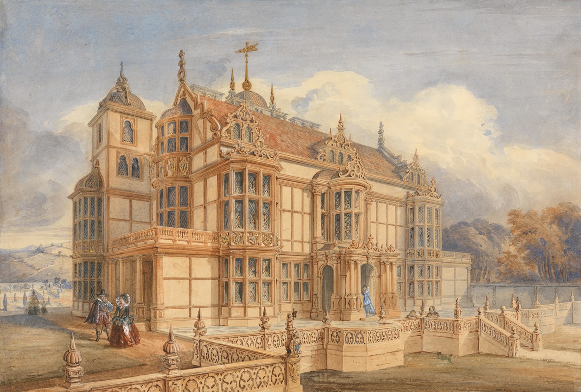 Charles James Richardson - Design for an Elizabethan Style House
