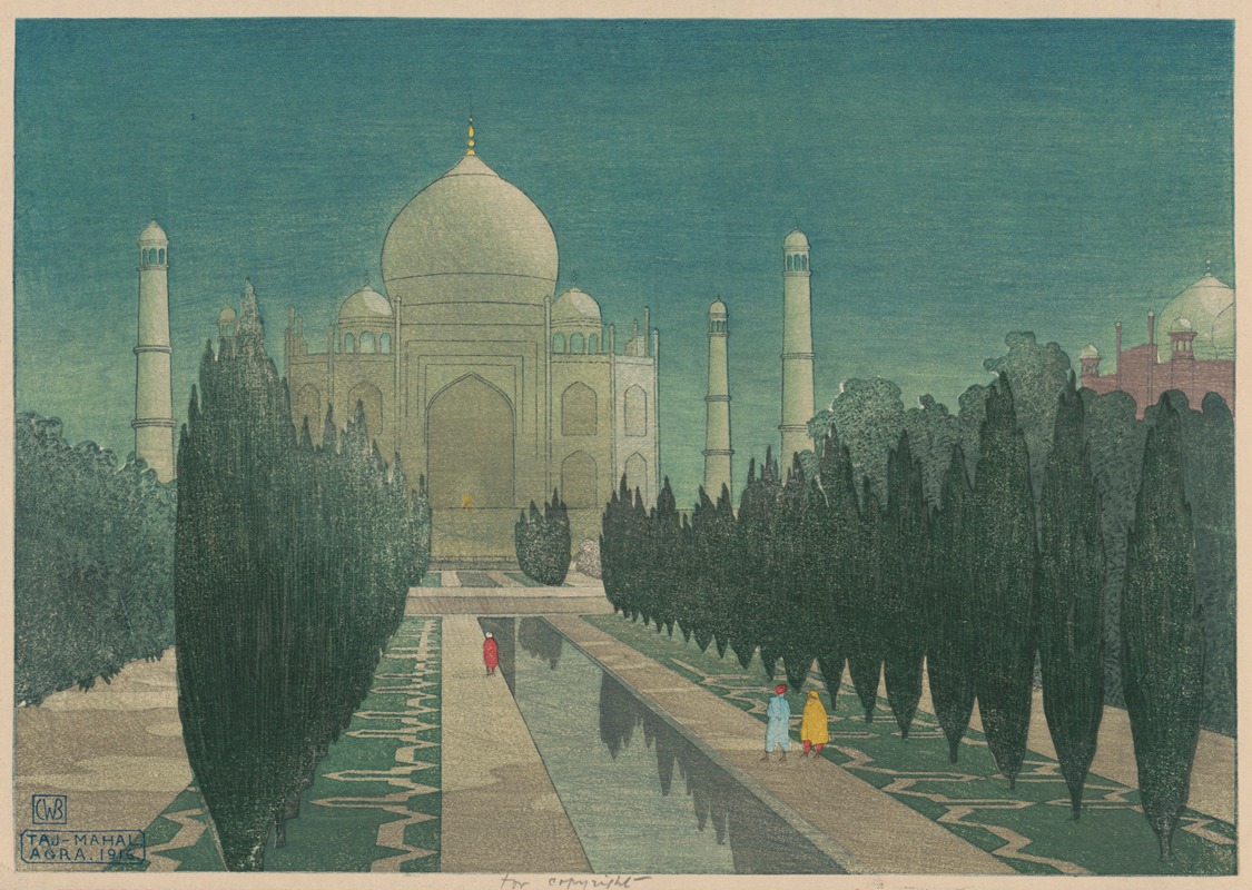 Charles William Bartlett - Taj-Mahal, Agra