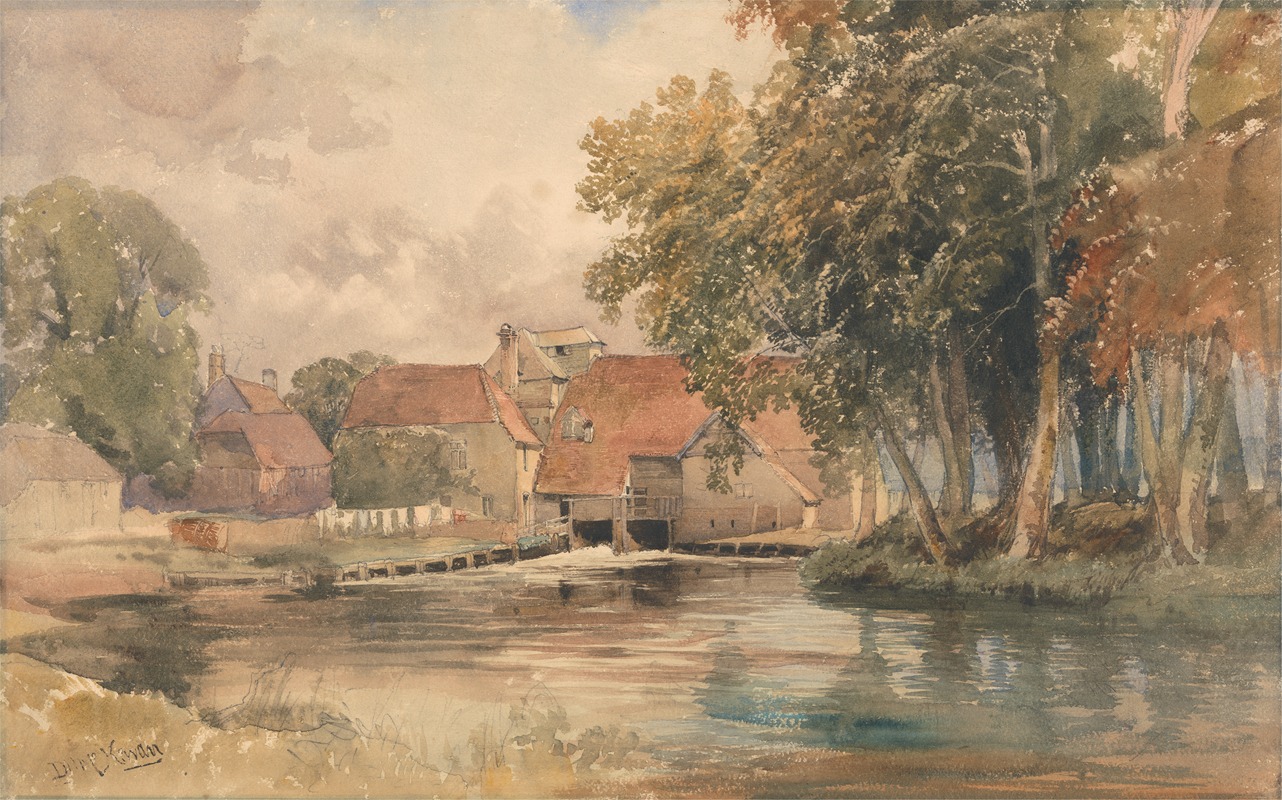 David Hall McKewan - Farmhouse on the River