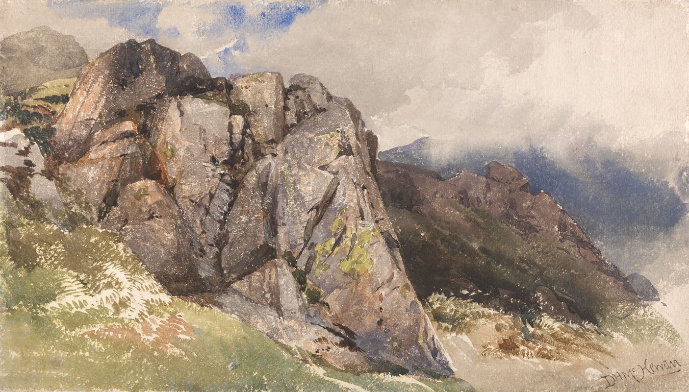 David Hall McKewan - Mountain Rocks