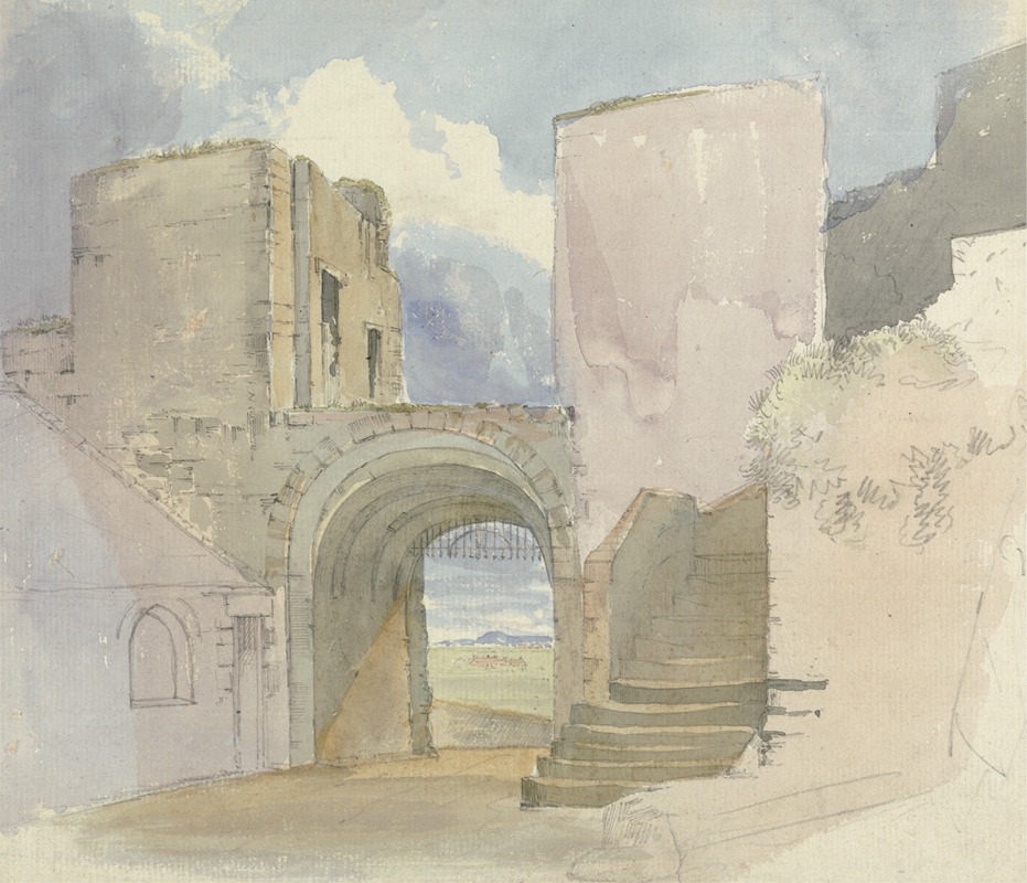 Edward Hastings - Gateway at Bamburgh Castle