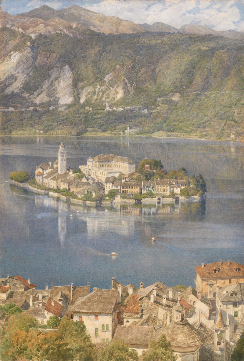 Edward John Poynter - Isola San Giulio, Lago d’Orta