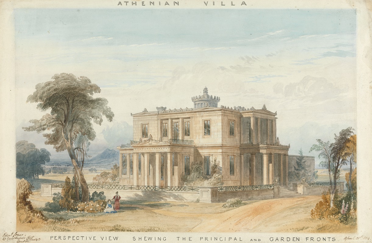 Edward Jones - Design for an Athenian Villa