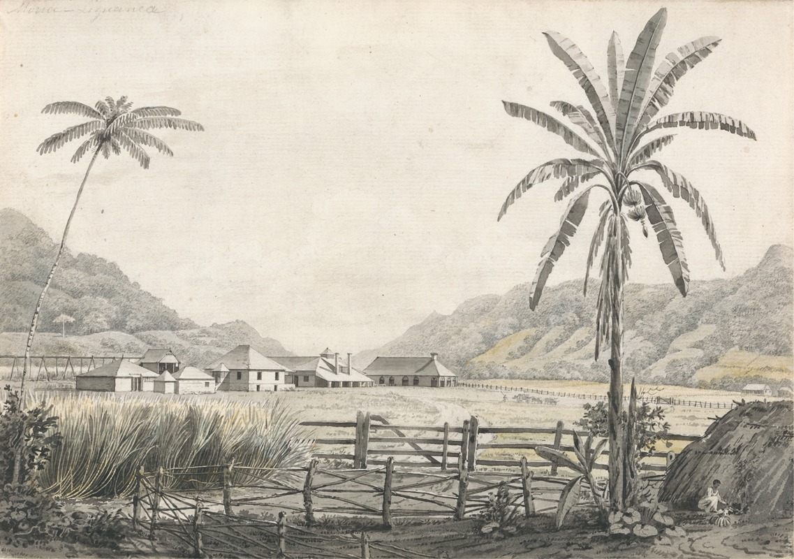 Edward Kennion - A View of Hall-head Sugar Plantation, Jamaica