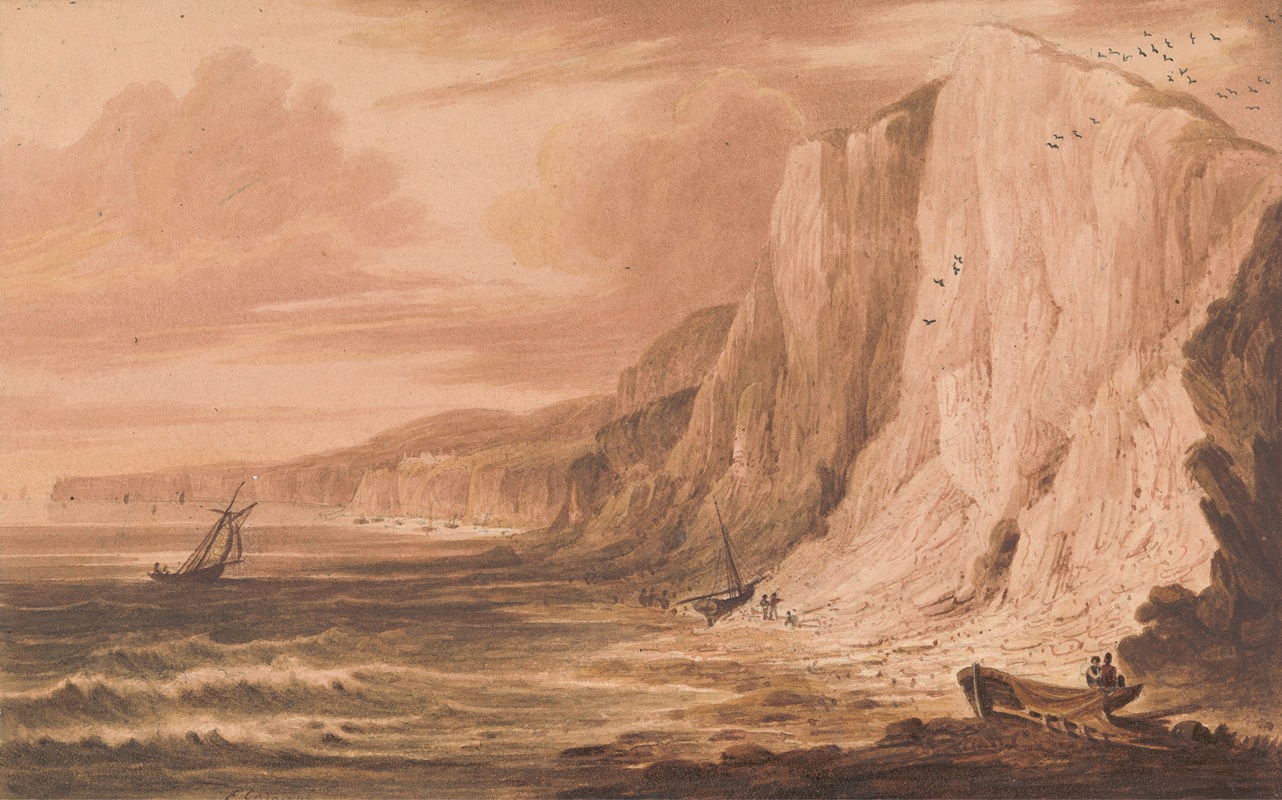 Frederick Calvert - Culver Cliff, Sandown Bay, Isle of Wight