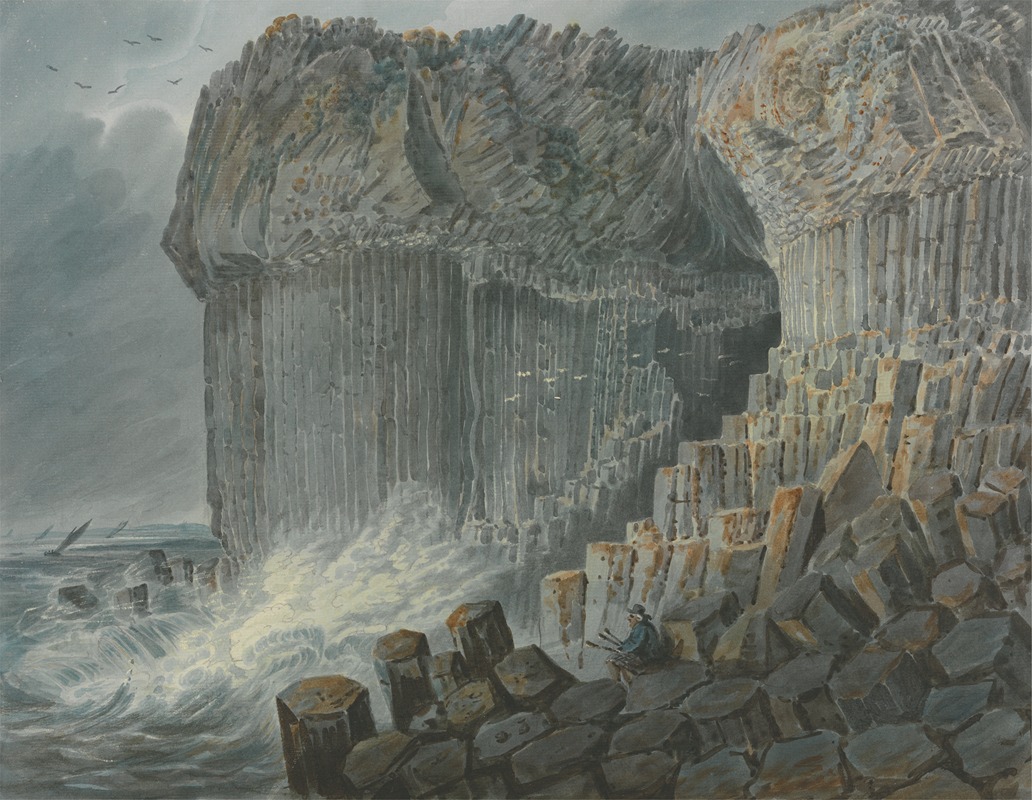 George Cuitt the Elder - Fingal’s Cave, Staffa