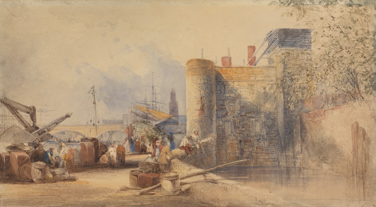 George Howse - Moat at the Tower of London