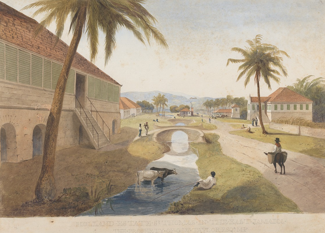 James Hakewill - Holland Estate, St. Thomas in the East, Jamaica