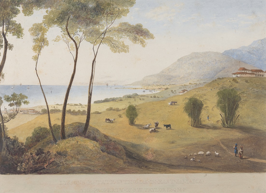 James Hakewill - Lyssons Estate, St. Thomas in the East, Jamaica