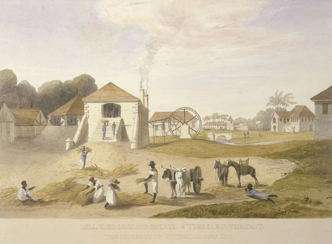 James Hakewill - Mill Yard, Holland Estate, St. Thomas in the East