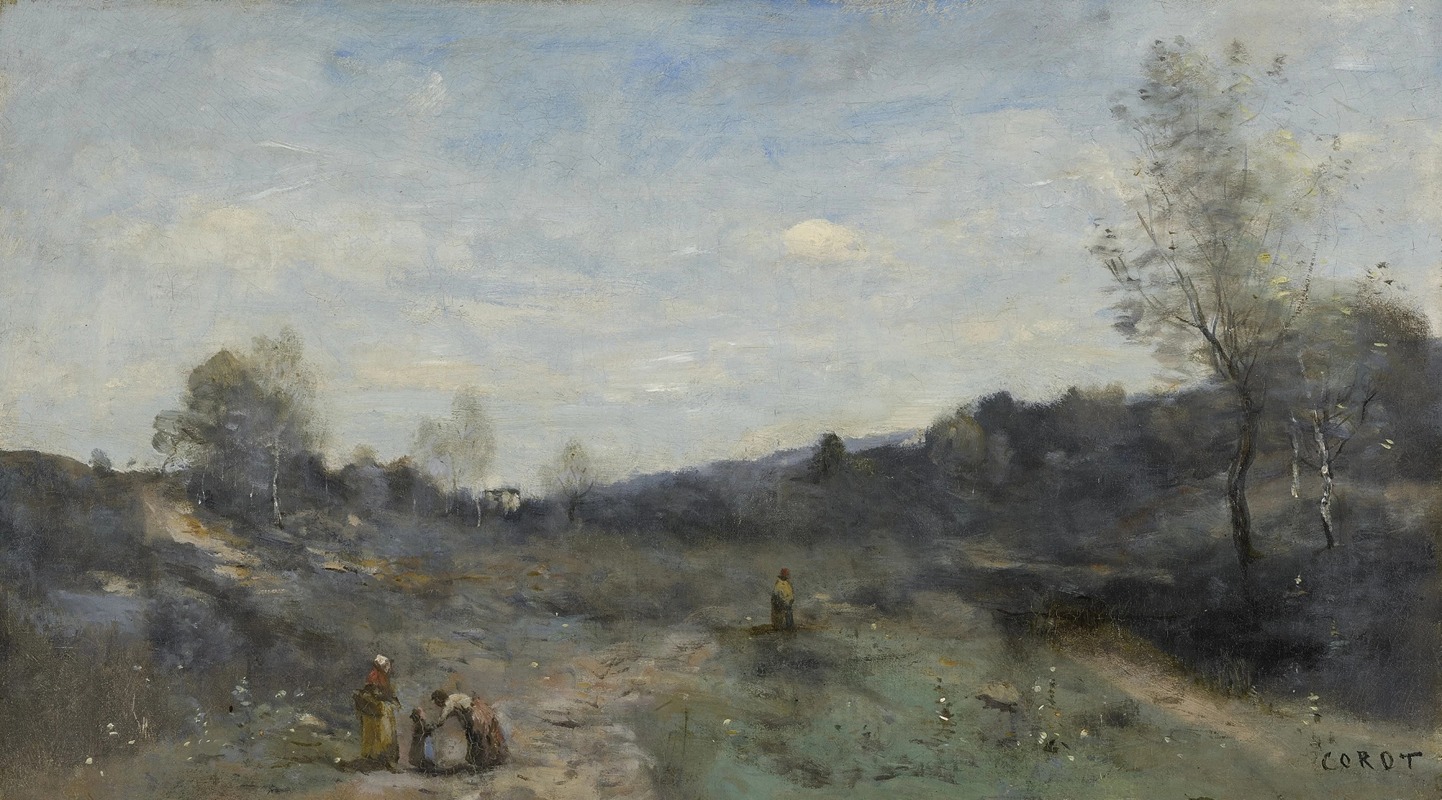 Jean-Baptiste-Camille Corot - Vallons défrichés