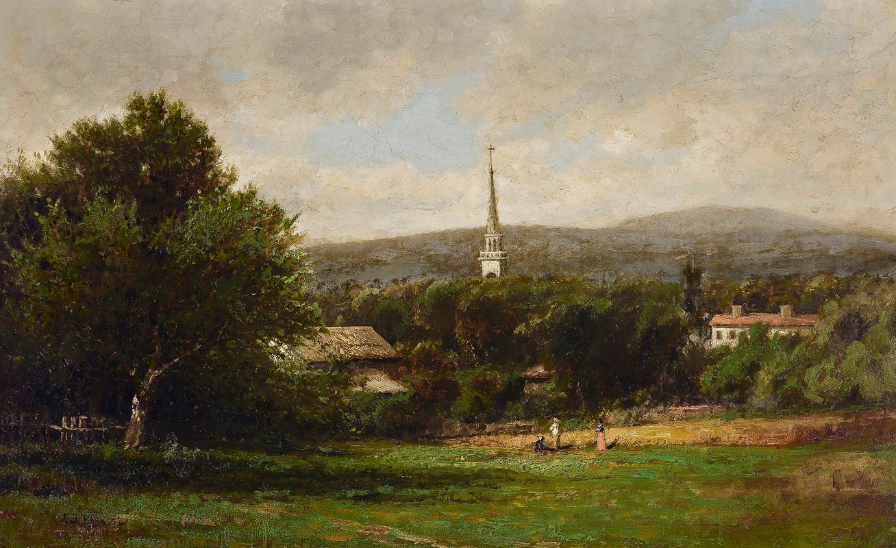 John Bunyan Bristol - Landscape with Church