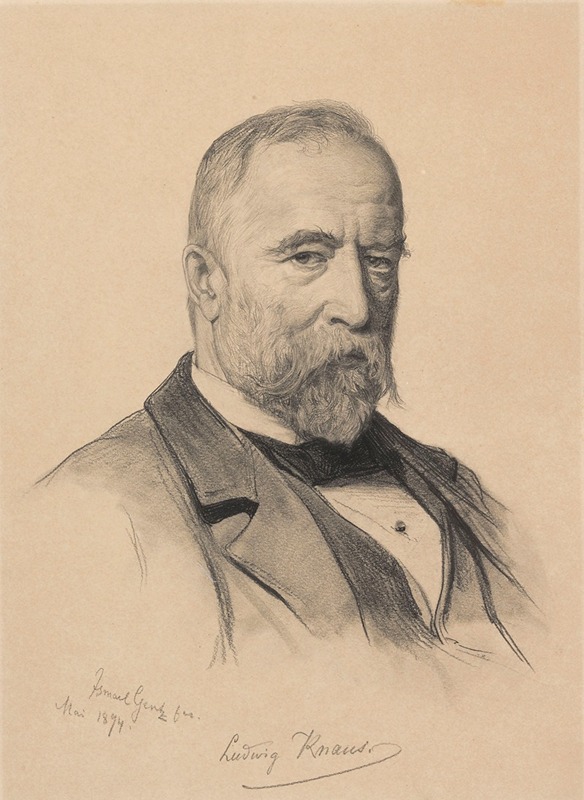 Ismaël Gentz - The Painter Ludwig Knaus from Berlin