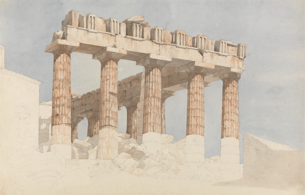 John Foster - The East End and South Side of the Parthenon