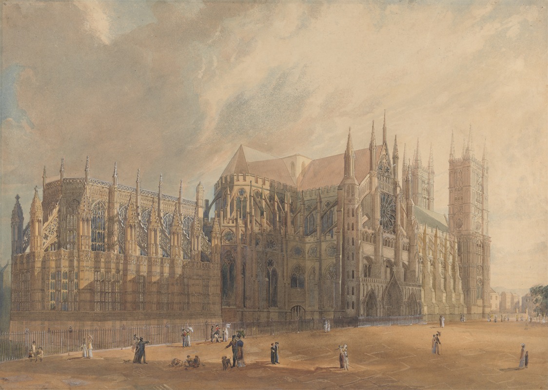 John Gendall - Northeast view of Westminster Abbey