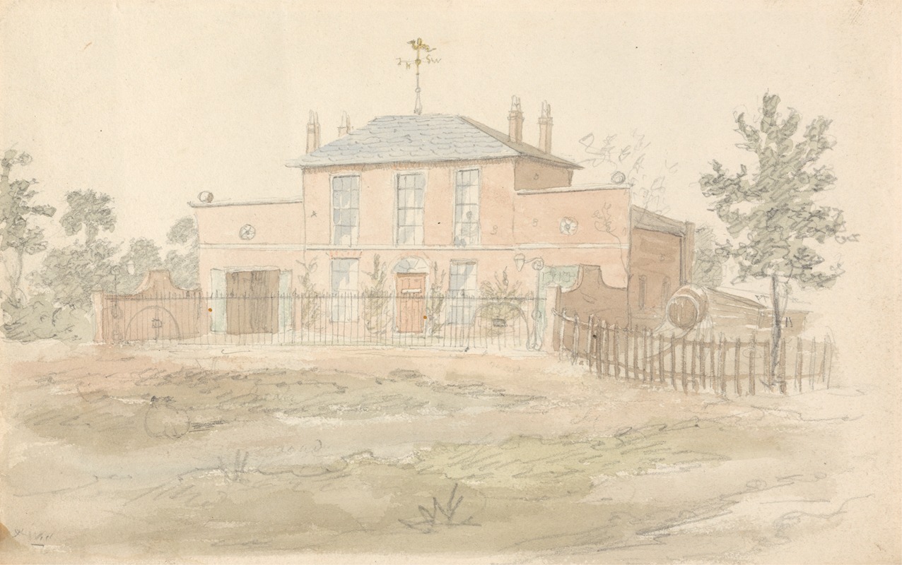 John Preston Neale - House with Weathercock