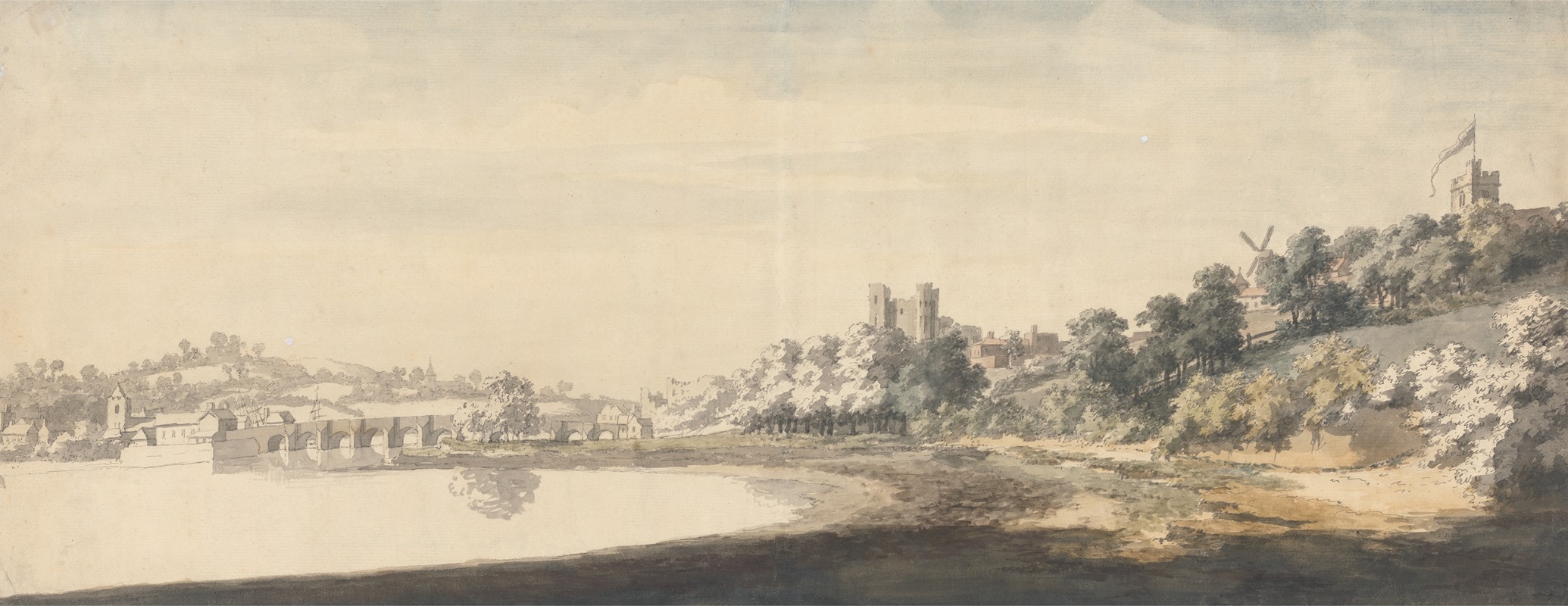 Jonathan Skelton - The Bridge and Castle at Rochester