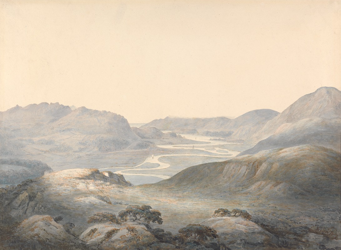 Moses Griffith - Barmouth Bay, the Junction of the Rivers Mowddach and Gwinion