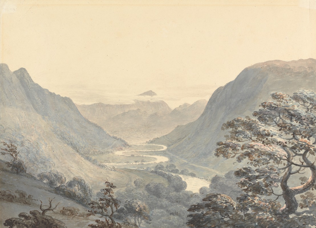 Moses Griffith - The Beautiful Vale and Mowddach River, Merionethshire