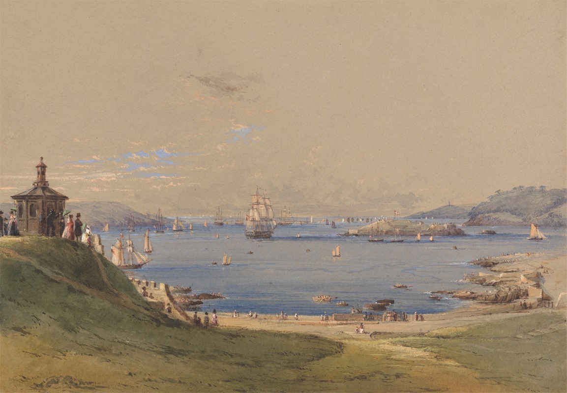 Nicholas Condy - Plymouth Sound from the Hoe