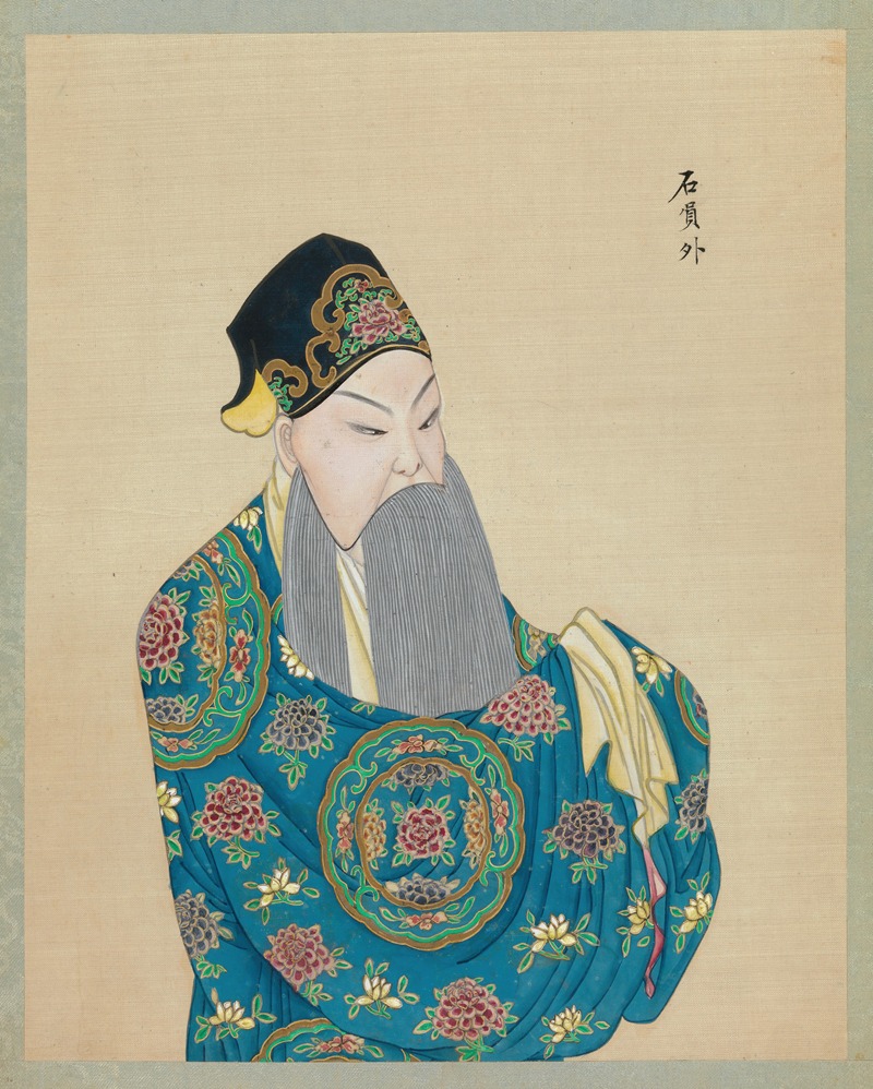 Anonymous - Portrait of Peking opera character 1