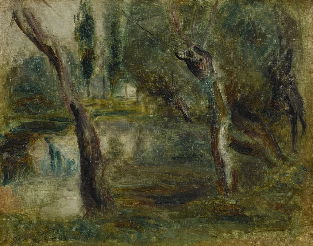 Pierre-Auguste Renoir - Saule au bord d’une mare