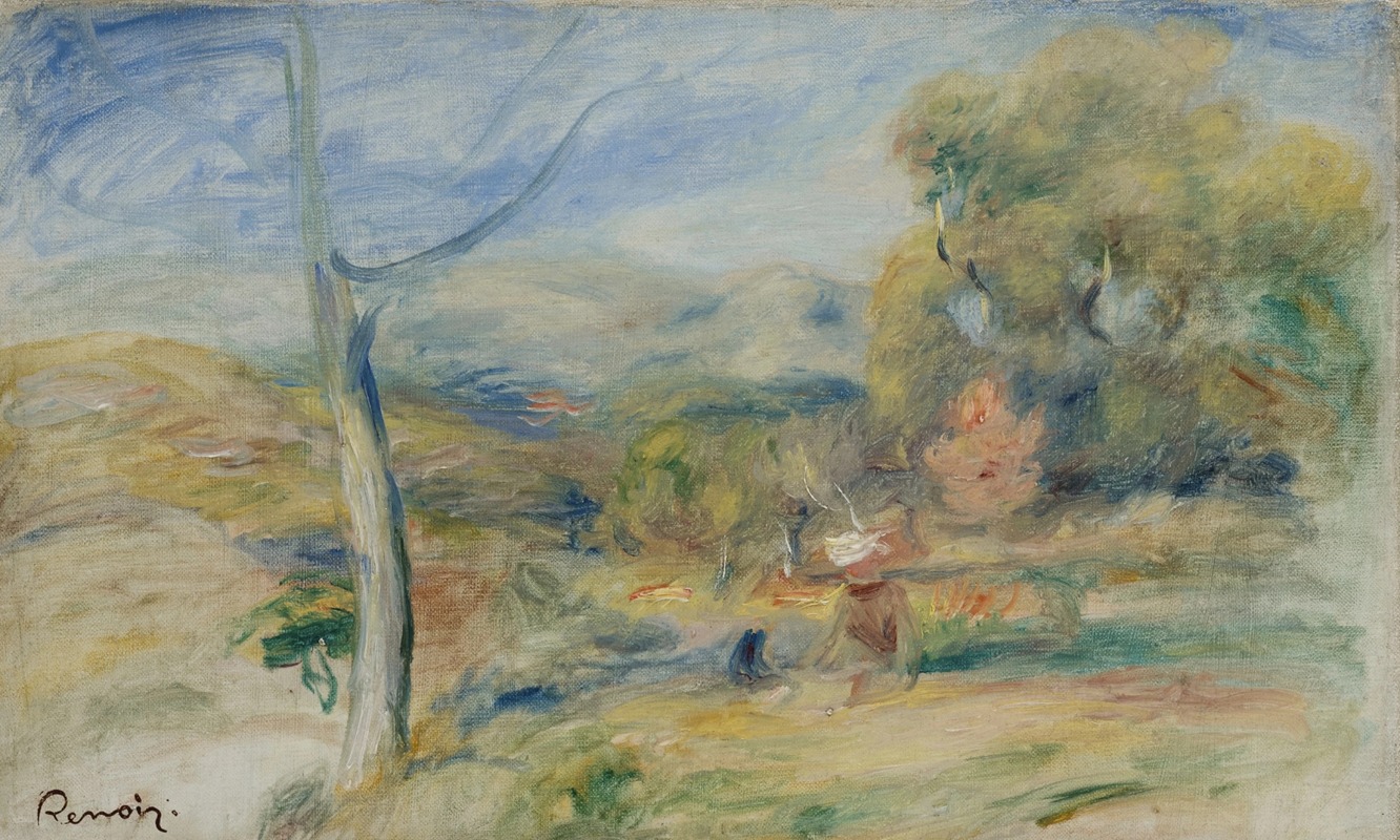 Pierre-Auguste Renoir - Paysage près de Cagnes