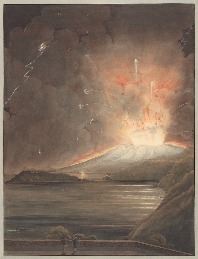 Rev. Lansdown Guilding - View of the Great Eruption of Morne Soufriere, St. Vincent