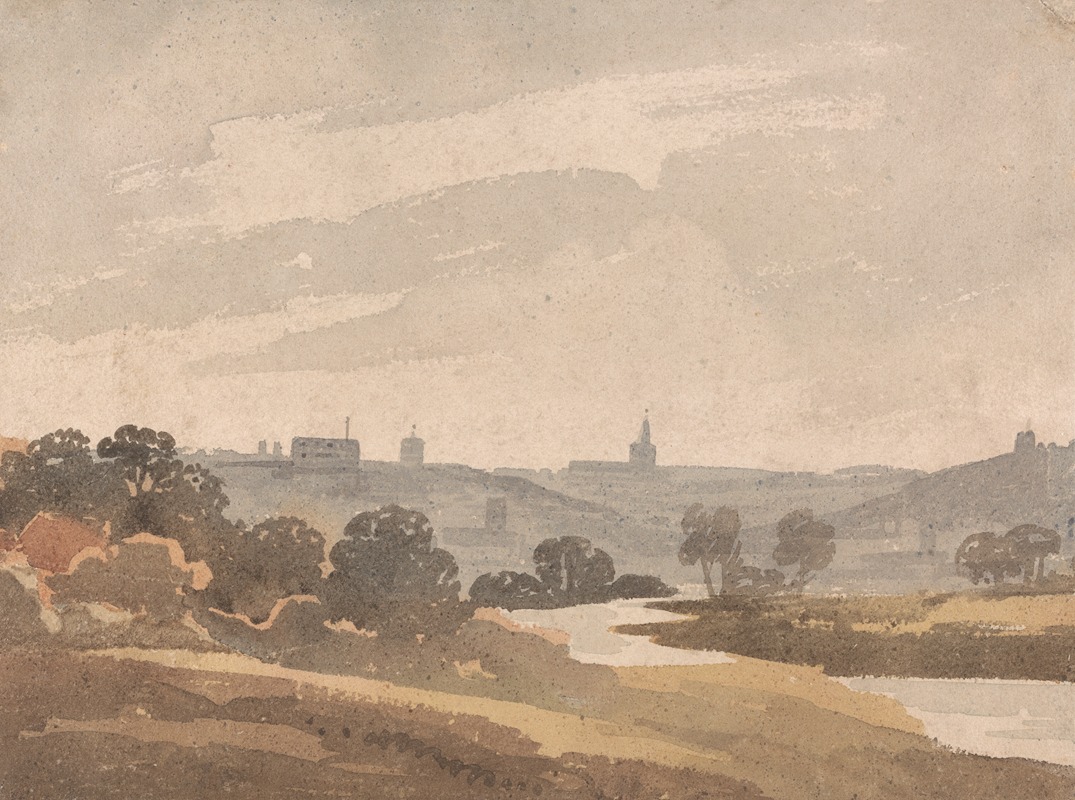 Robert Dixon - Norwich from the gravel pits