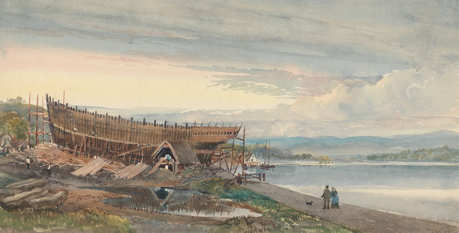 Samuel Lucas - Boat Building on the Teign